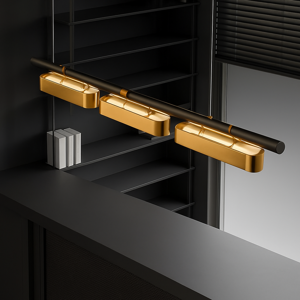 suspension nordique design moderne pour décoration intérieure avec lumières LED - vue 6 sur 9