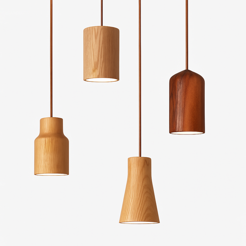 Suspension nordique en bois massif créative