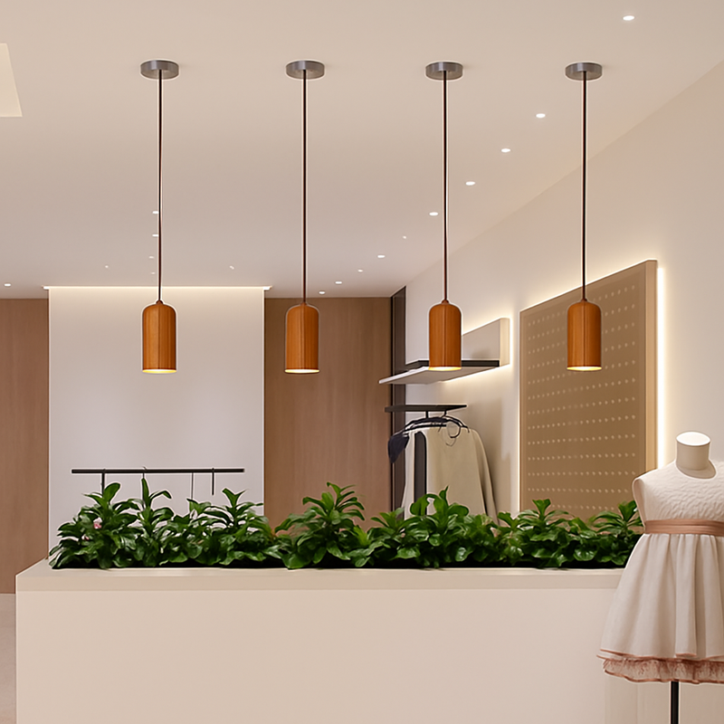 Suspension nordique en bois massif créative