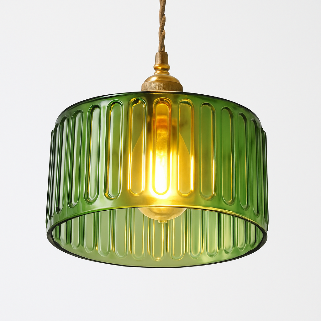 suspension nordique vintage rustique en cuivre wabi-sabi luminaire - vue 7 sur 15