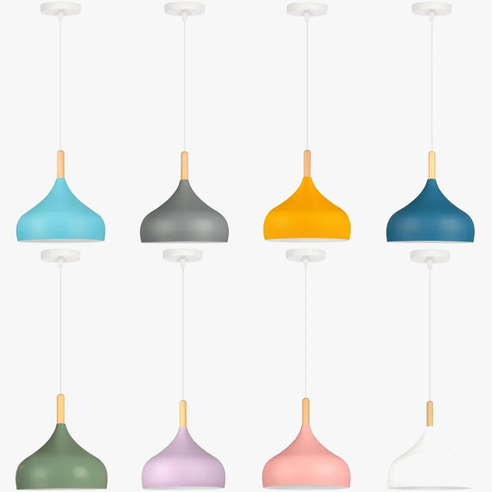 Suspension nordiques lampes de plafond multicolores modernes luminaires suspendus Bar café chambre cuisine salle à manger Restaurant