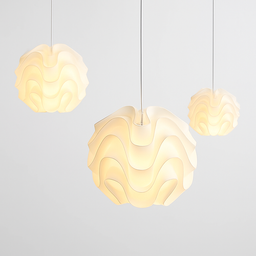 suspension pomme de pin en acrylique style nordique moderne