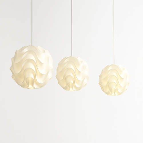 suspension pomme de pin en acrylique style nordique moderne