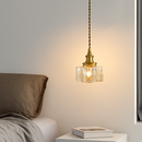 suspension rétro en verre pour éclairage intérieur élégant