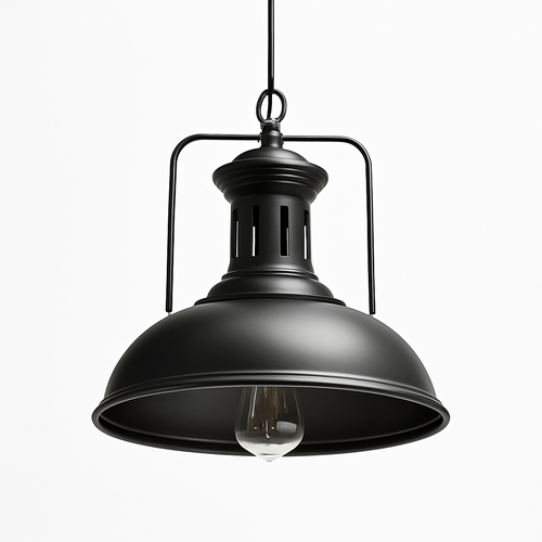 Suspension rétro LED avec finitions en métal Soul