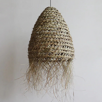 Pendelleuchte aus Rattan im australischen Stil, handgefertigt