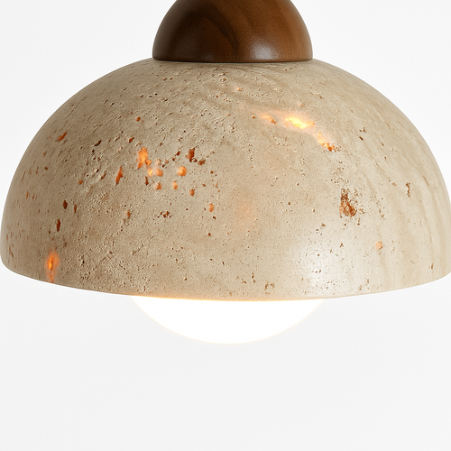 suspension sandyha rétro trou pierre petite créative led décorative