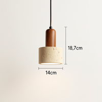 suspension sandyha rétro trou pierre petite créative led décorative