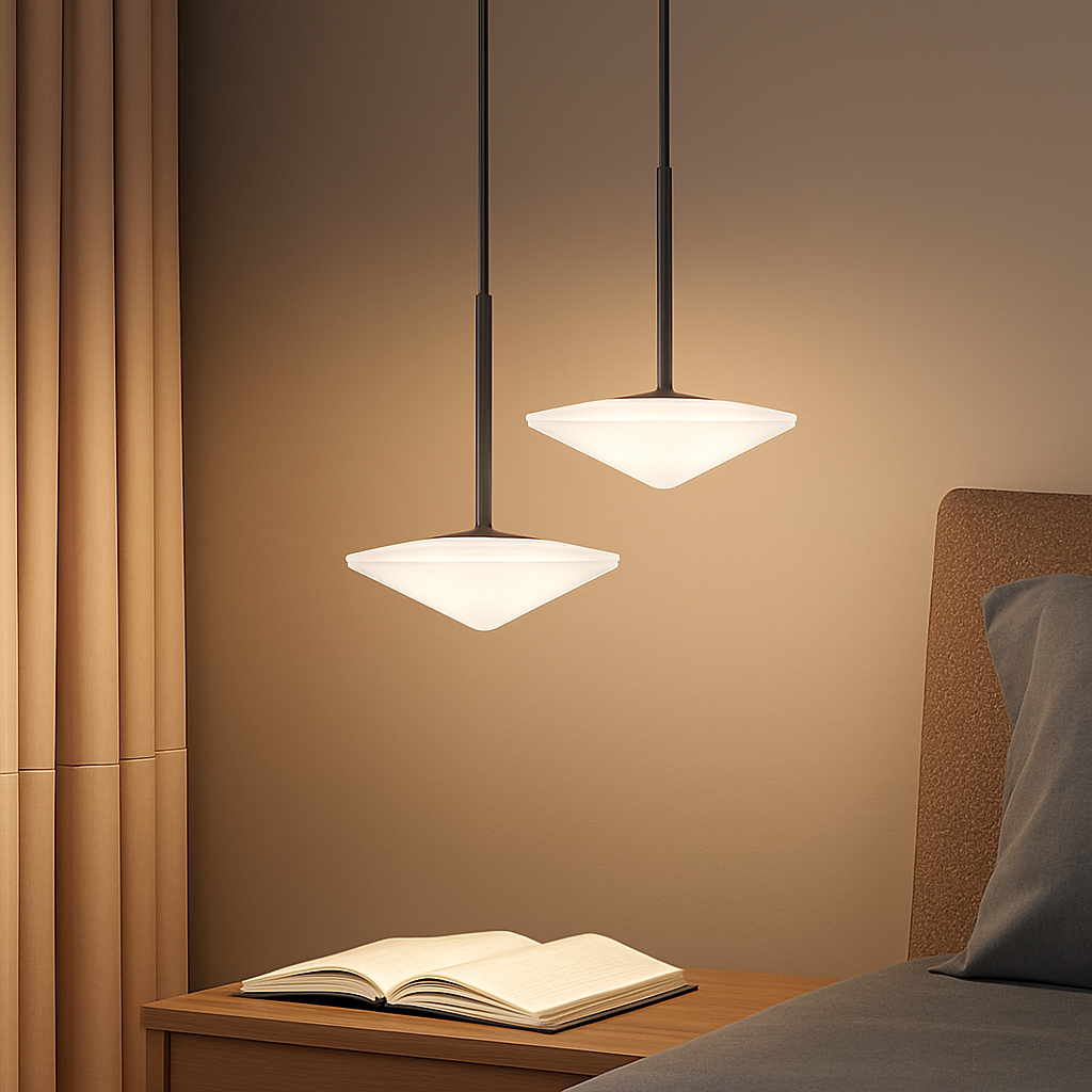 suspension Tempo design postmoderne en verre pour salle à manger chambre nordique Bar décor maison cuisine - vue 4 sur 10