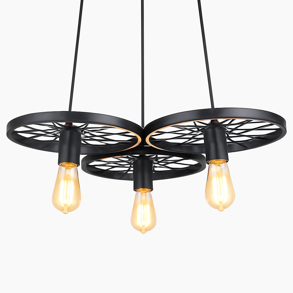 Suspension Vintage en fer Simple