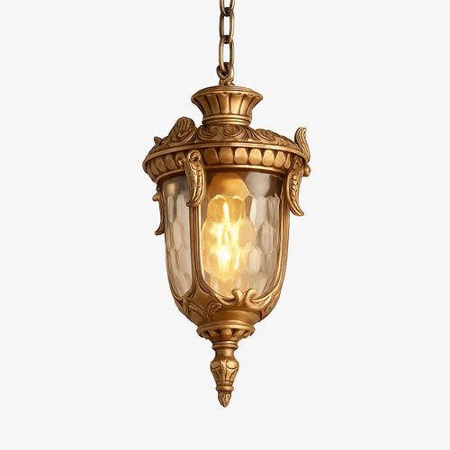 suspension vintage étanche en verre pour jardin et extérieur