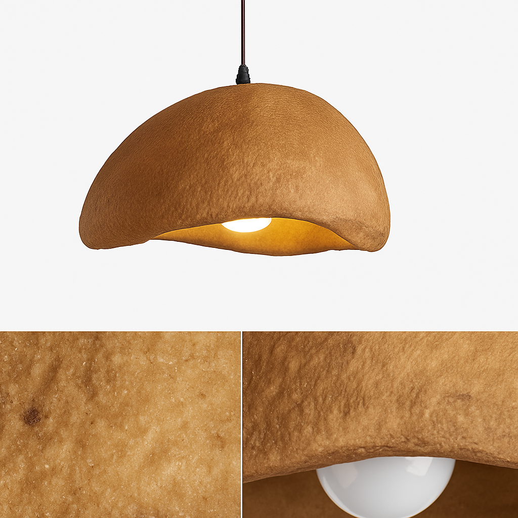 suspension wabi-sabi en résine créative pour décoration intérieure - vue 5 sur 23