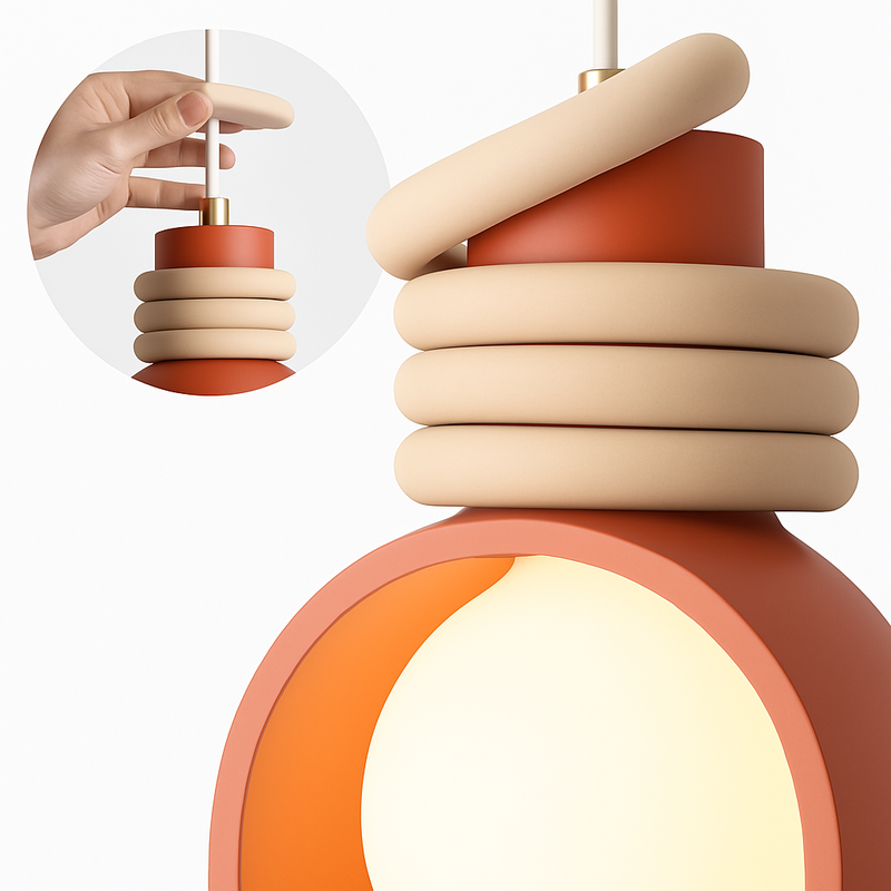 suspension wabi-sabi en verre pour bar et cuisine