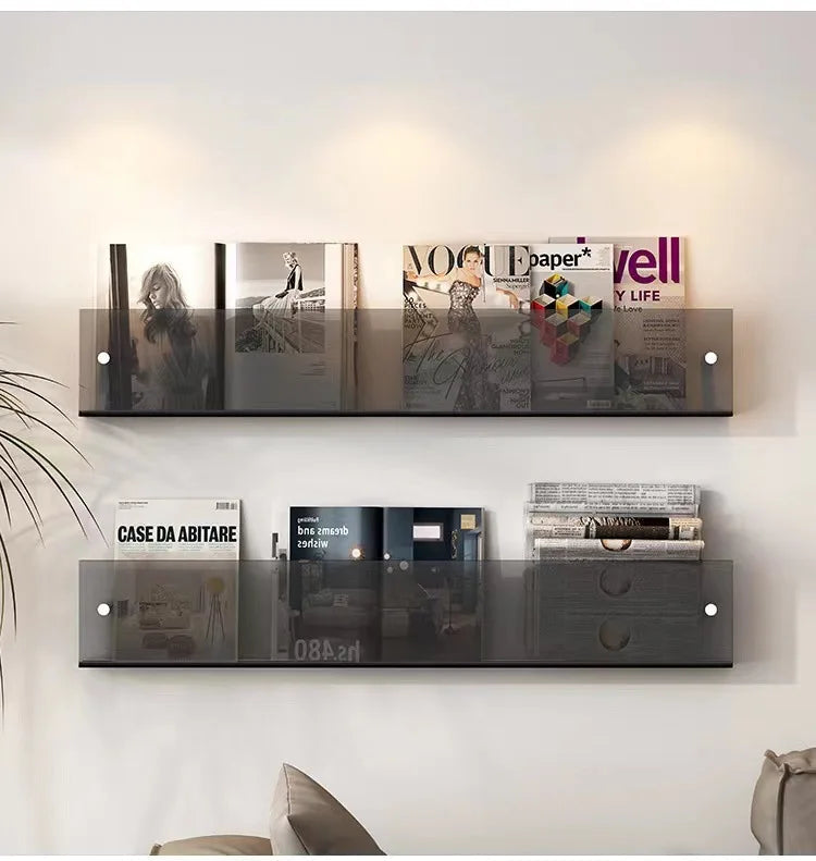 étagère murale créative pour magazines et livres décoratifs