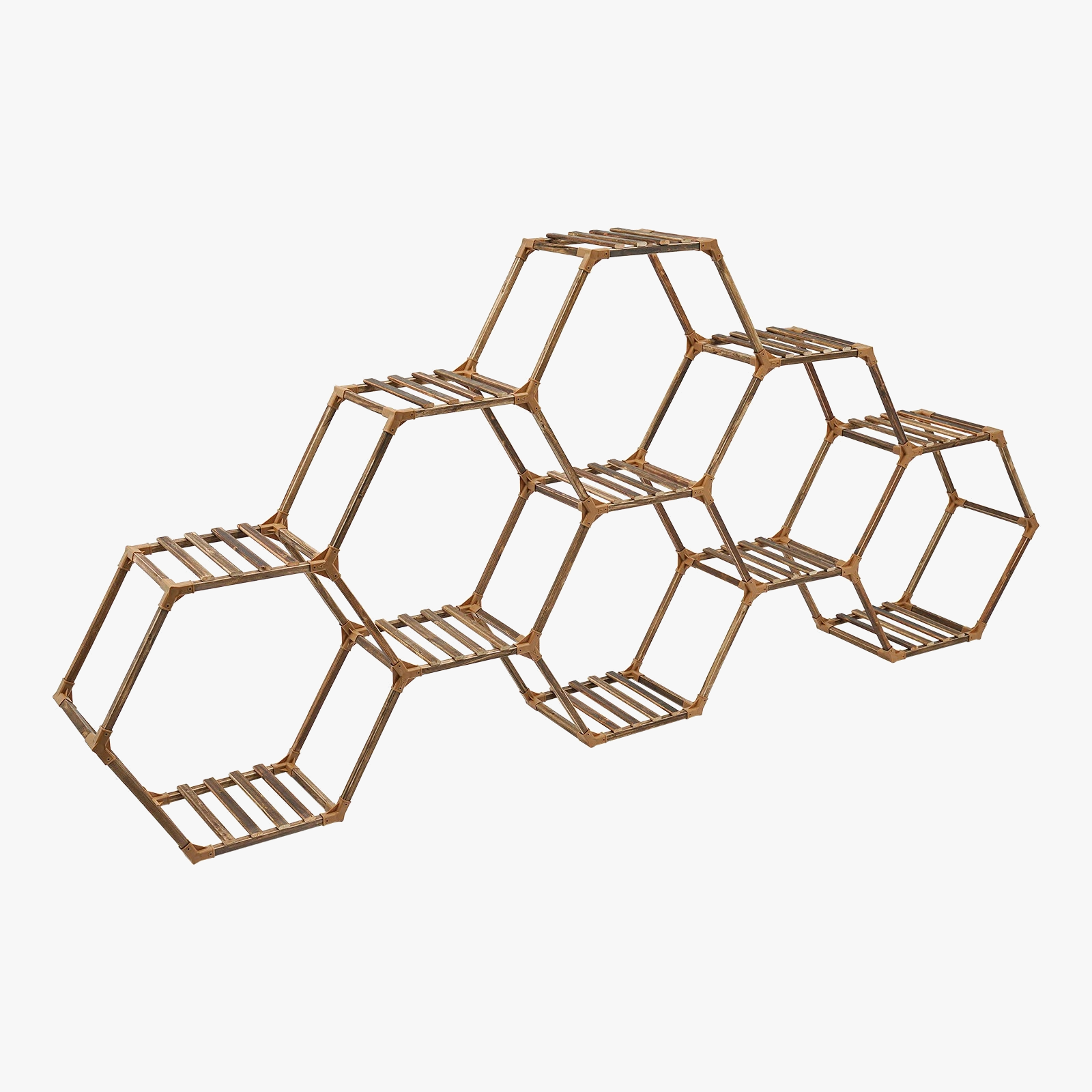 étagère à plantes en bois moderne pour jardin extérieur