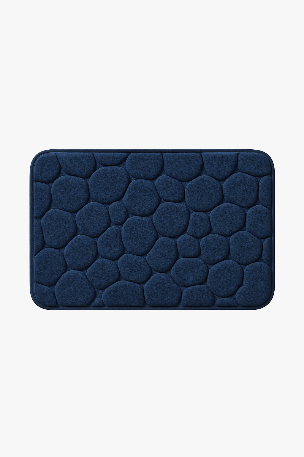 tapis de bain antidérapant mousse mémoire motif pavés