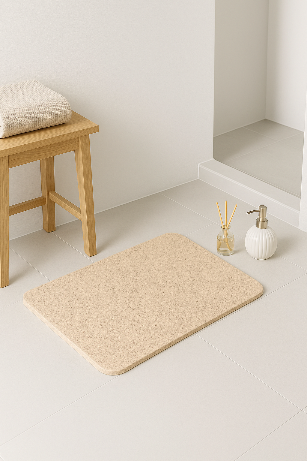 tapis de bain antiderapant drainant confort massage facile