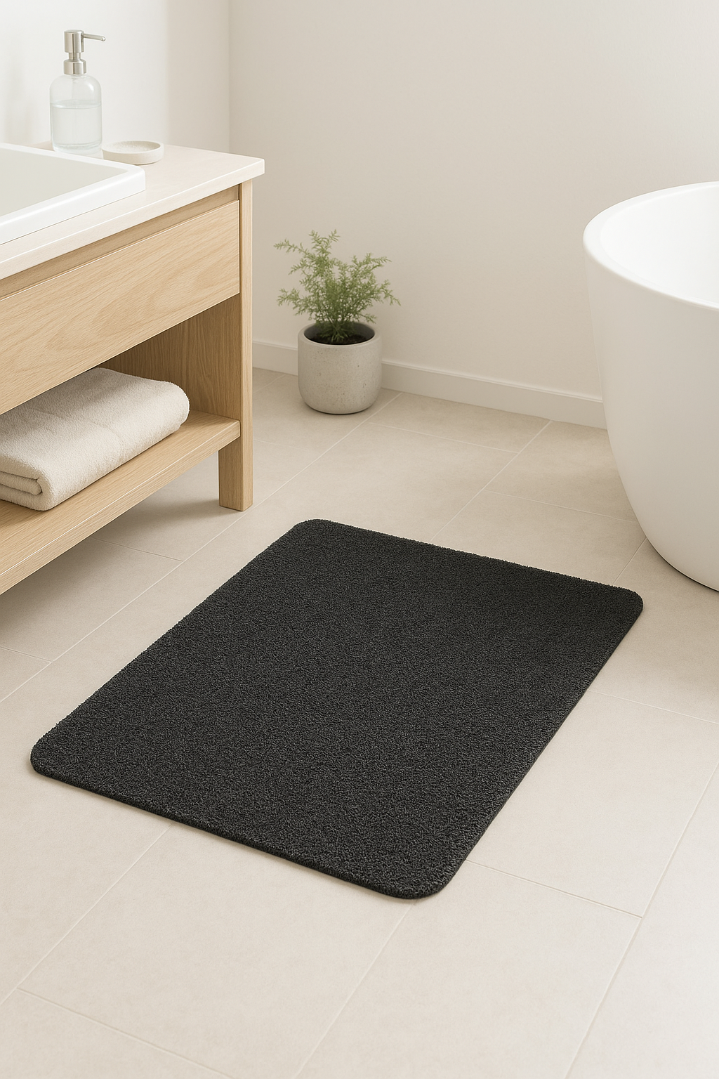 Tapis de bain antidérapant drainant confortable massage salle