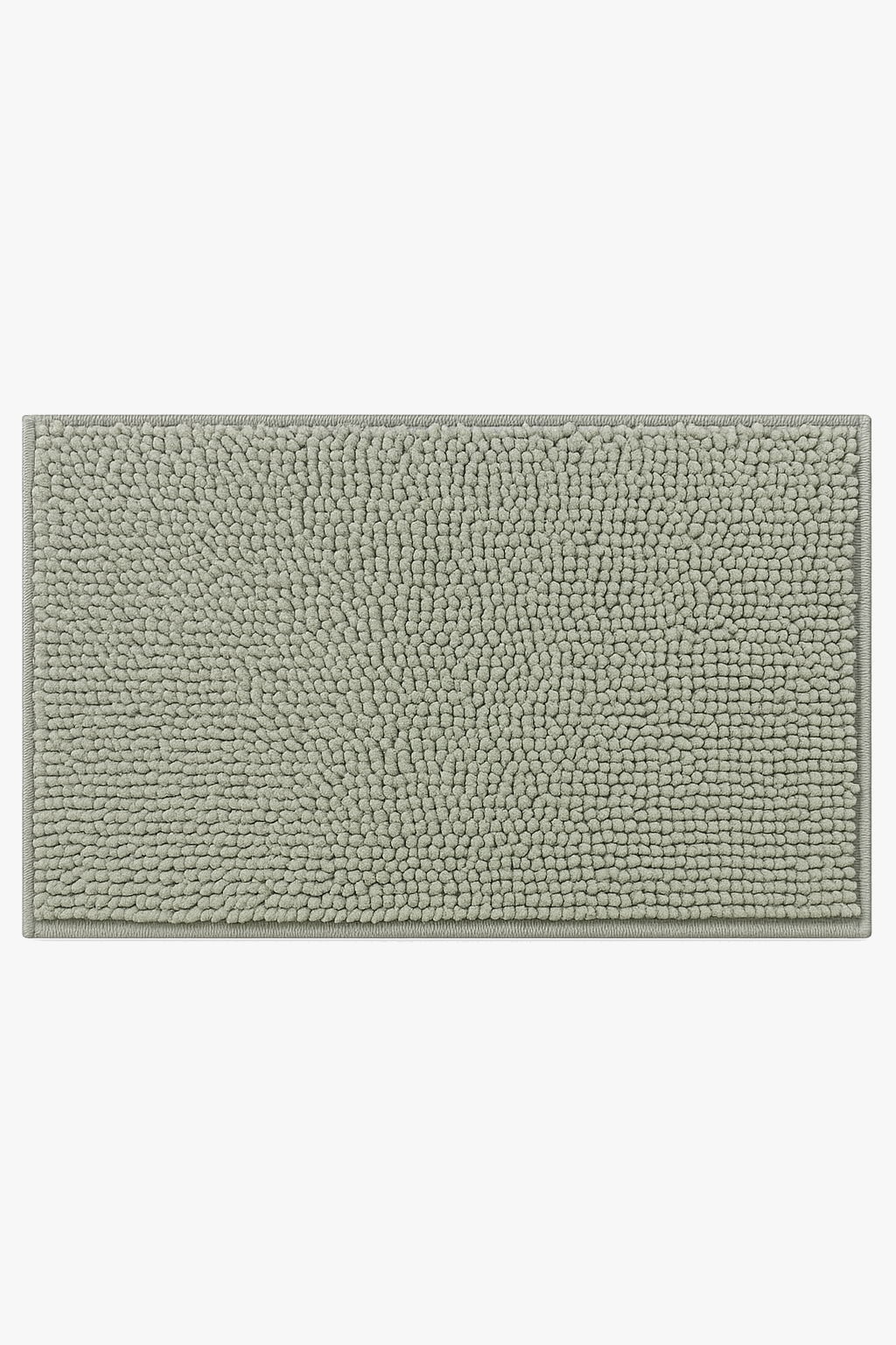 tapis de bain chenille shaggy raye antiderapant 3pcs
