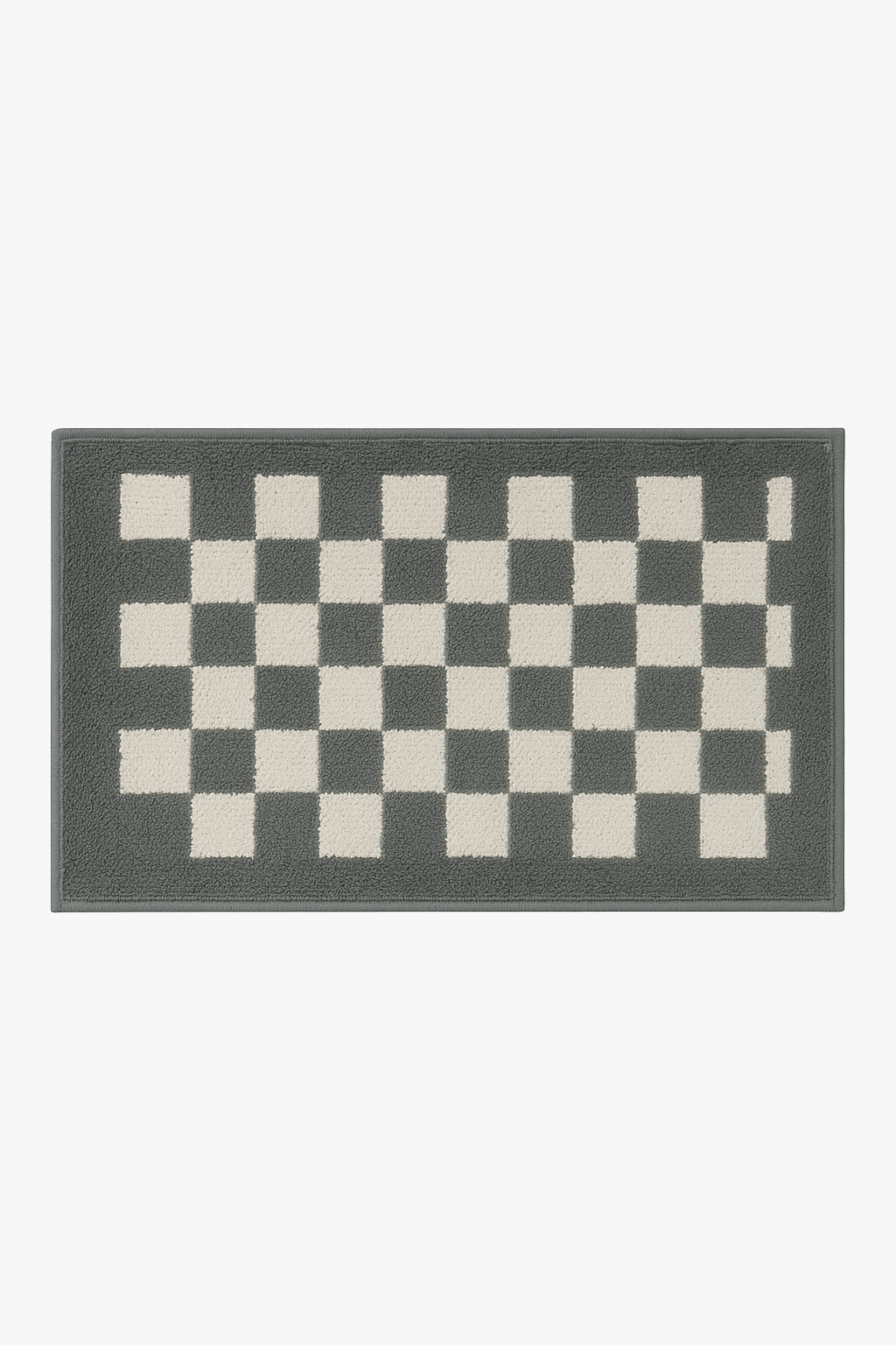 tapis de bain damier doux absorbant microfibre bain