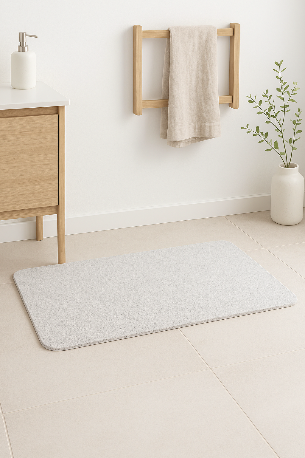 Tapis de bain drainant antidérapant effet massage texturé