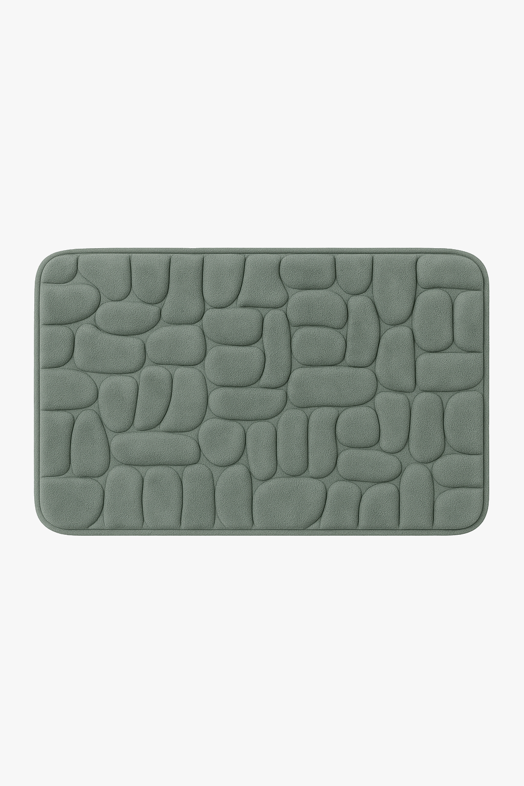 Tapis de bain floral moderne mousse memoire antiderapant