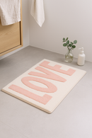 tapis de bain lettres cartoon antiderapant absorbant doux