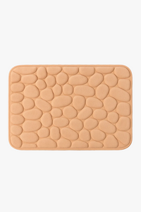 tapis de bain memoire forme antiderapant floral absorbant