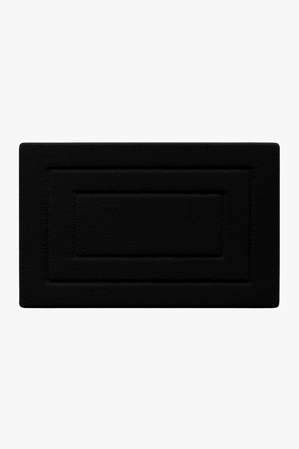 Tapis de bain velours microfibre antiderapant double cadre