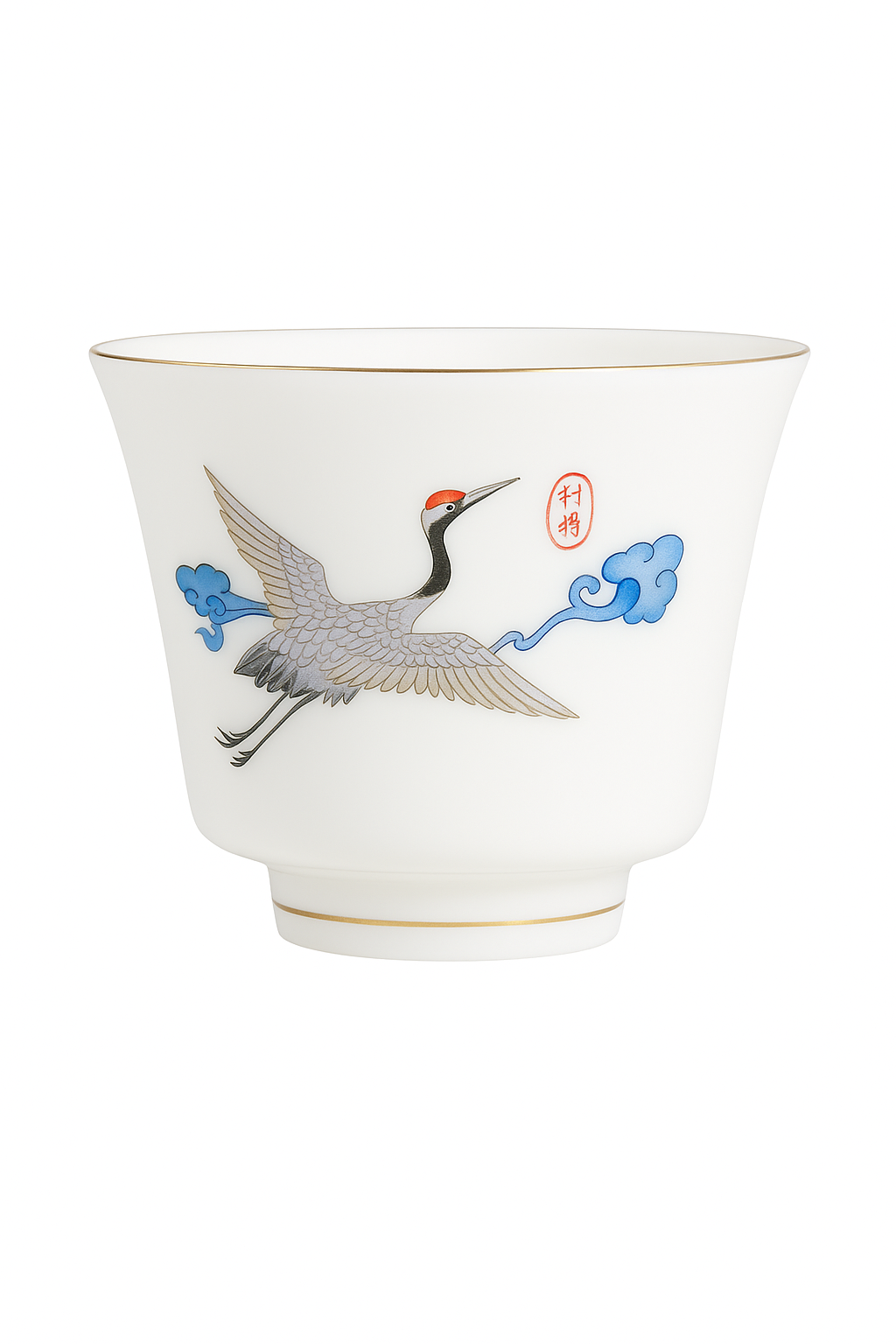 tasse à thé céramique peinte main style chinois