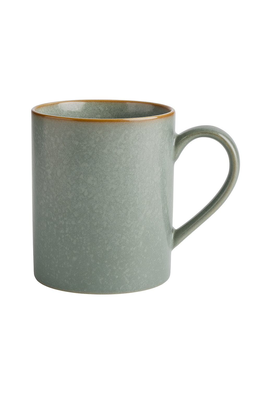 Tasse en céramique artisanale style rétro brut café