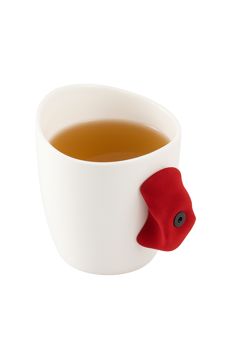 Tasse porcelaine poignée escalade design créatif bureau maison