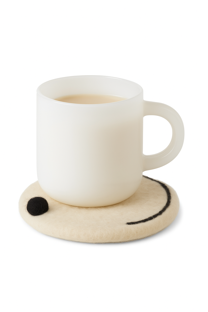 Tasse verre borosilicate retro style saphir resistante chaleur