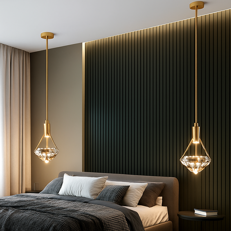 Thrisdar K9 cristal suspension LED lampe moderne Table de chevet suspension lampe cuisine salle à manger chambre lustre suspension