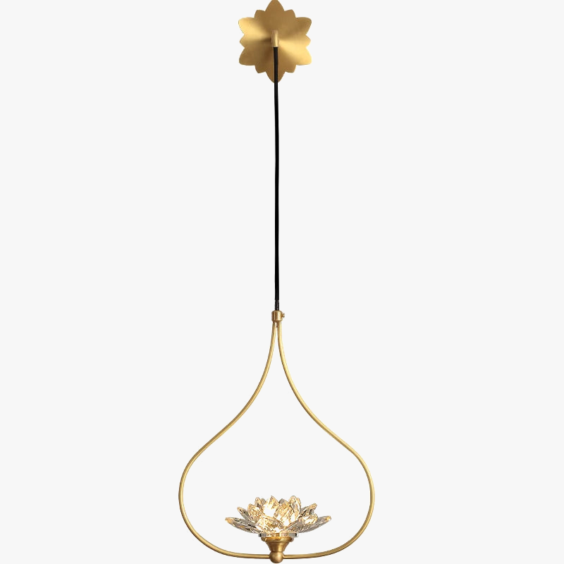 Étude G9 LED Lotus appliques murales pour salon Restaurant lecture éclairage chinois cuivre longue applique murale en cristal Lampara Pared