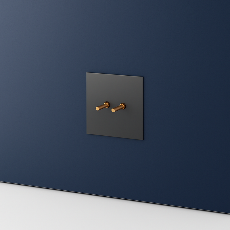 Variateur en acier gris brossé