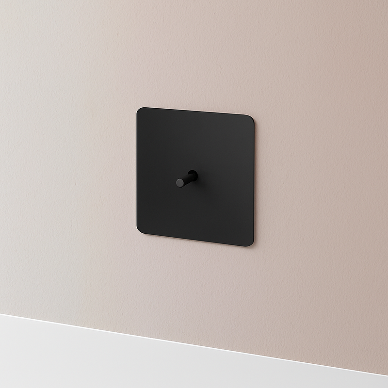 Variateur en acier noir mat