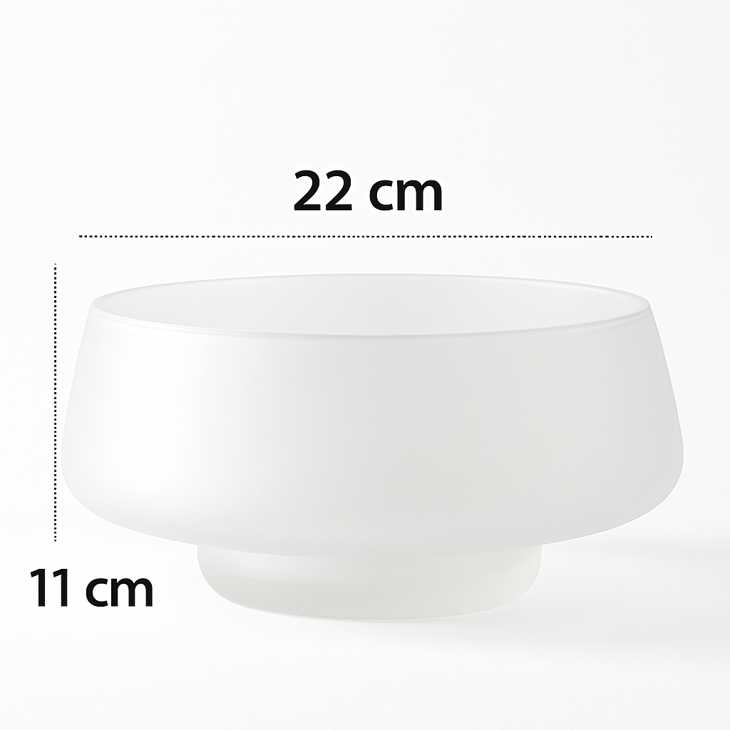 vase en verre dépoli nordique pour fleurs et décoration - vue 11 sur 11