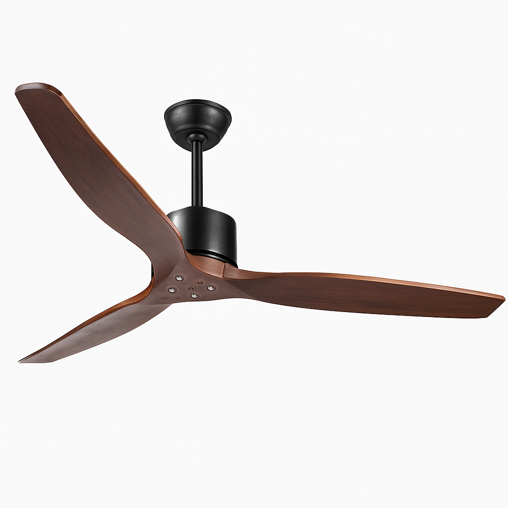 Ventilateur de plafond en bois à 3 pales Fan