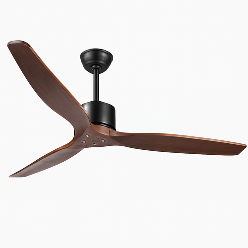 Ventilateur de plafond en bois à 3 pales Fan