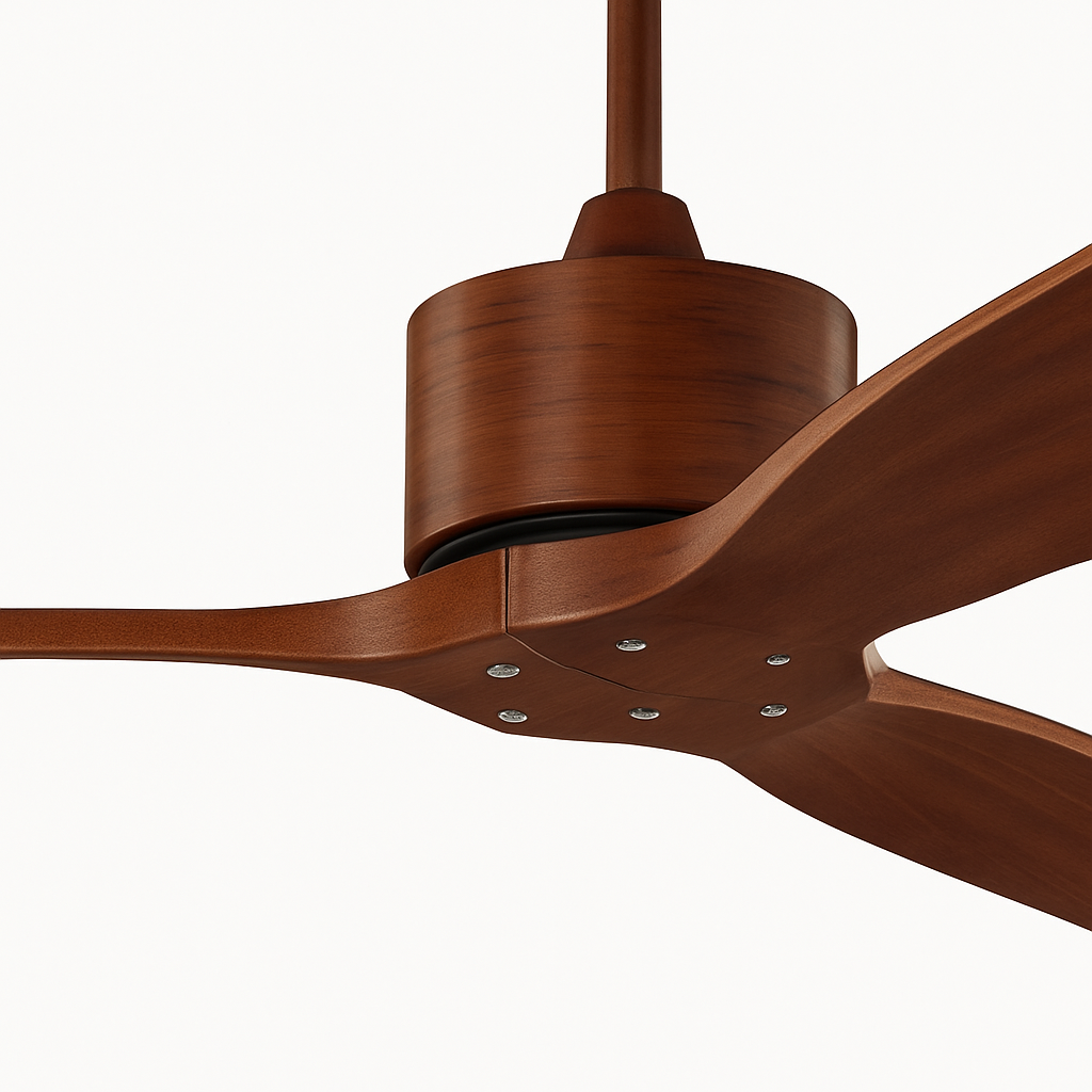 Ventilateur de plafond en bois à 3 pales Fan - vue 5 sur 5