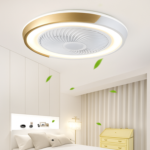 ventilateur de plafond intelligent bluetooth avec lumière télécommande - vue 3 sur 16