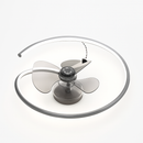ventilateur de plafond led artpad avec lumière et télécommande