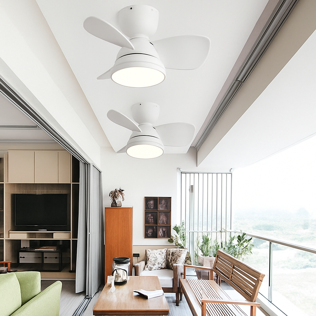 LED-Deckenventilator mit Fernbedienung - vue 4 sur 9