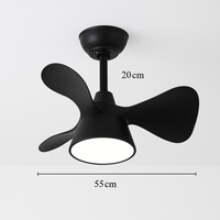 Deckenventilator mit Licht, Fernbedienung und 6 Geschwindigkeiten