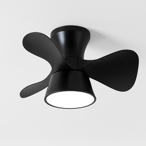 Deckenventilator mit Licht, Fernbedienung und 6 Geschwindigkeiten - vue 2 sur 12