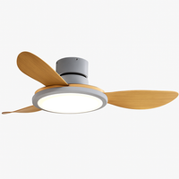 Moderner Deckenventilator mit LED-Beleuchtung und Fernbedienung
