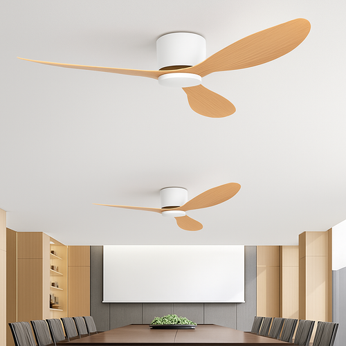 Moderner Deckenventilator mit Fernbedienung ohne Licht - vue 4 sur 8