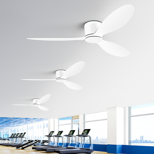 ventilateur de plafond moderne led sans lumière 6 vitesses avec télécommande