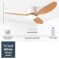 ventilateur de plafond moderne à led télécommande 6 vitesses éclairage intégré